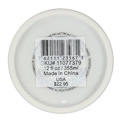 Starbucks Local Collection Seattle tumbler in white, perfect for hot or cold beverages on the go