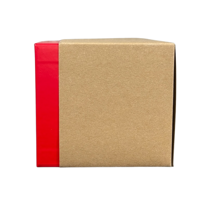 Box packaging of Starbucks Los Angeles holiday Been There Series mug in brown and red colors