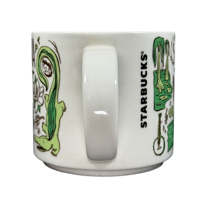 Starbucks Louisiana Been There mug with green alligator and swamp-themed illustrations