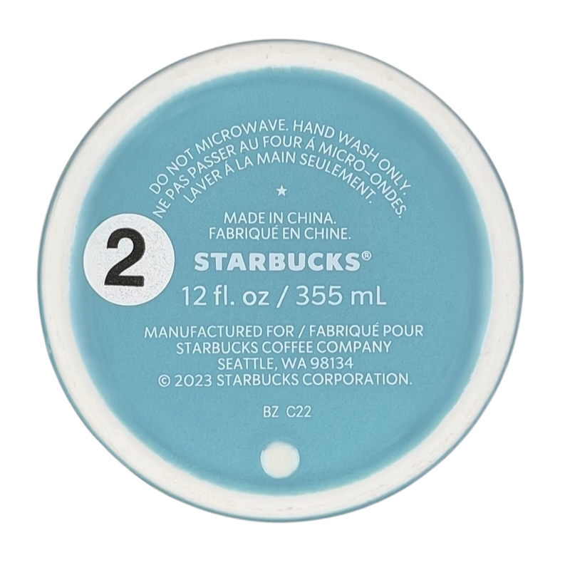 Starbucks Magnolia Flowers Blue Tumbler in a stylish design perfect for beverages on the go