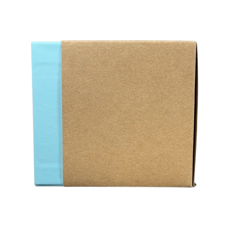 Closed Starbucks Michigan Been There mug packaging box with blue and brown sections on black background