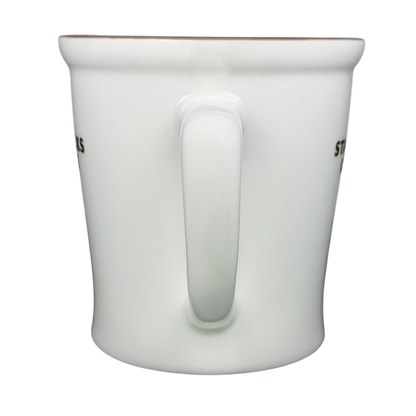 New Bone China Brown Interior 2009 Starbucks Coffee Mug with Elegant Design and Comfortable Handle