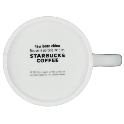 New Bone China Brown Interior 2009 Starbucks Coffee Mug featuring sleek design and brand logo