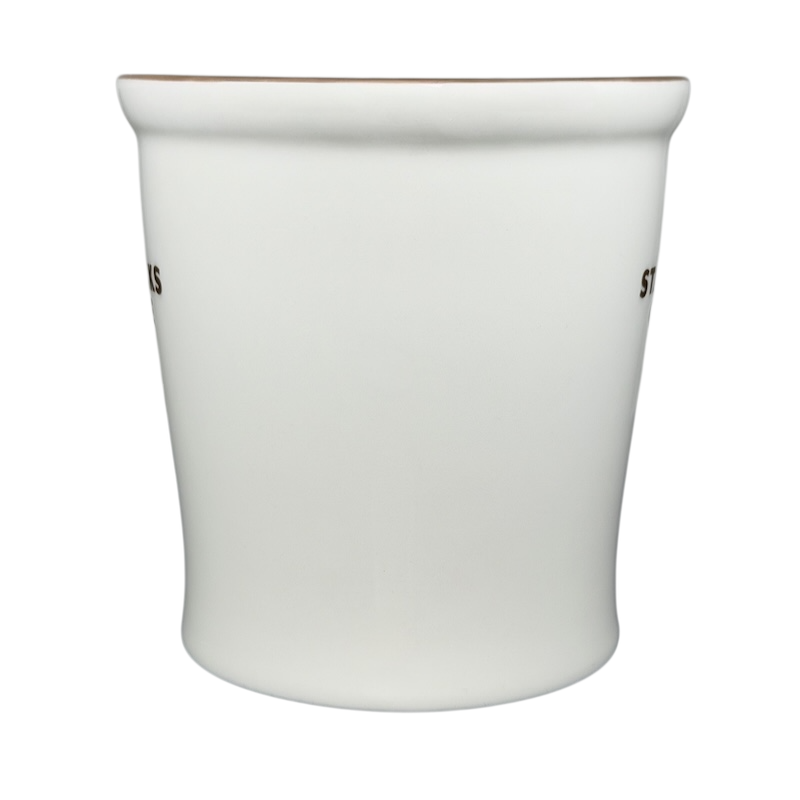 New Bone China Brown Interior 2009 Starbucks Mug with Elegant Design for Coffee Lovers