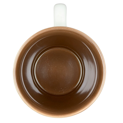 New Bone China Brown Interior 2009 Starbucks Mug with Elegant Design and Smooth Finish