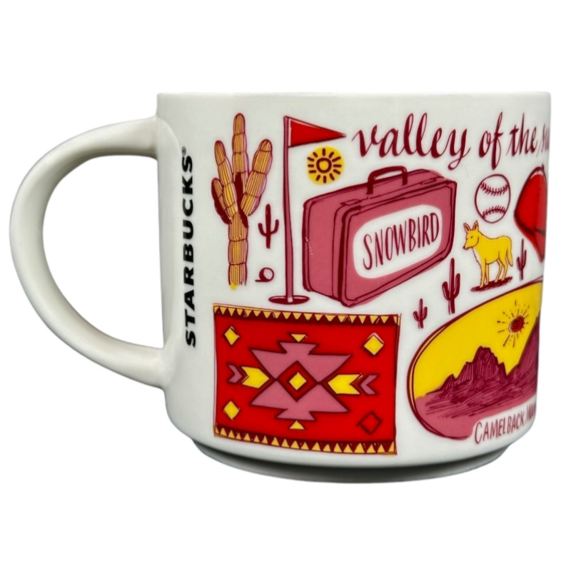 Starbucks Phoenix Been There mug with colorful southwestern desert illustrations and iconic landmarks
