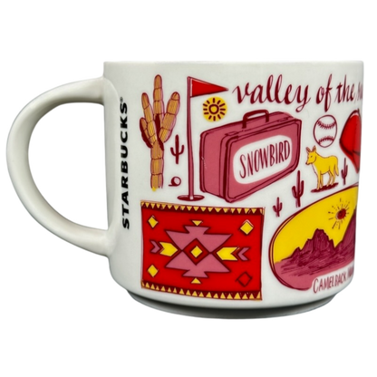 Starbucks Phoenix Been There mug with colorful southwestern desert illustrations and iconic landmarks