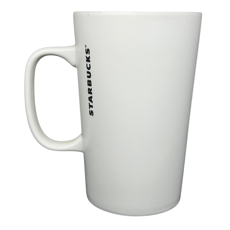 Rare Starbucks XOXO mug in white with sleek, modern design and logo for coffee lovers