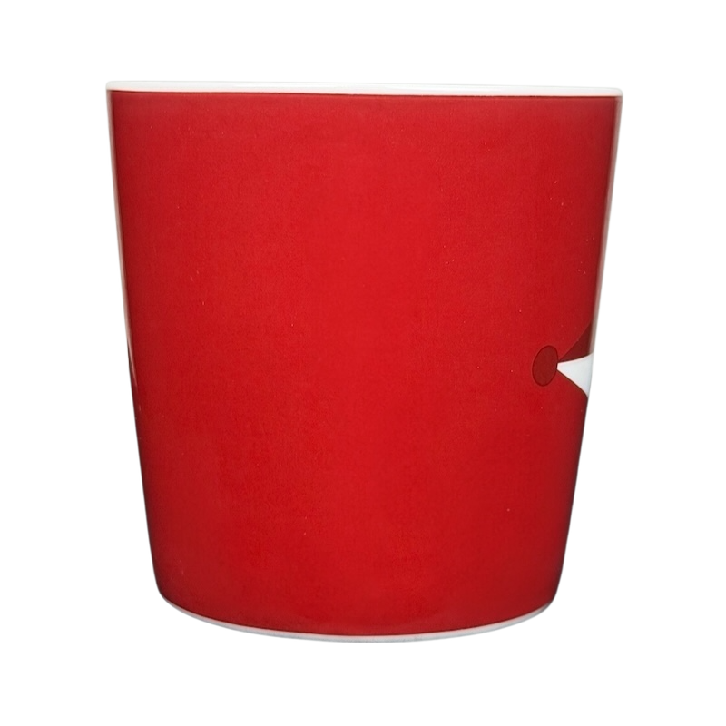 Starbucks Red Fox tail handle Mug 2012 featuring a vibrant red design for coffee lovers