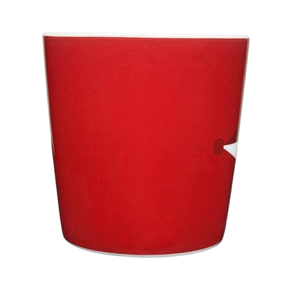 Starbucks Red Fox tail handle Mug 2012 featuring a vibrant red design for coffee lovers