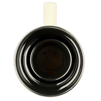 Black Starbucks Reserve Roastery NYC mug with a smooth finish and comfortable handle