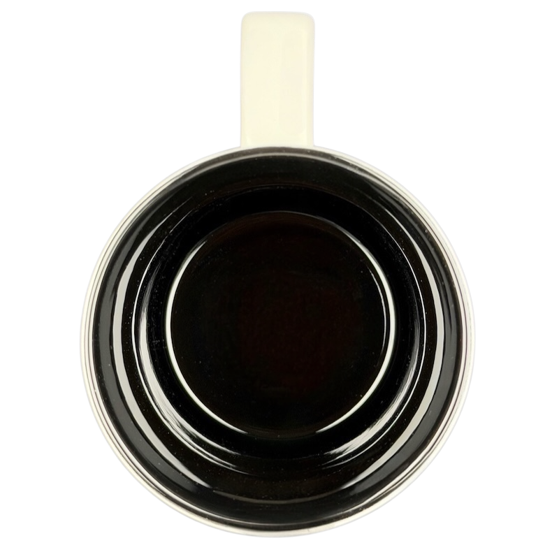 Starbucks Reserve Roastery NYC mug in black with a smooth glossy finish