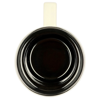 Starbucks Reserve Roastery NYC mug in black with a smooth glossy finish