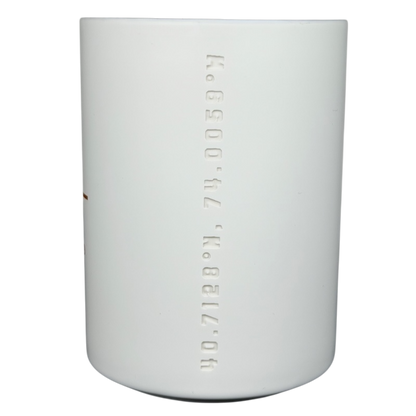 Starbucks Reserve Roastery NYC mug in white with embossed design for coffee enthusiasts