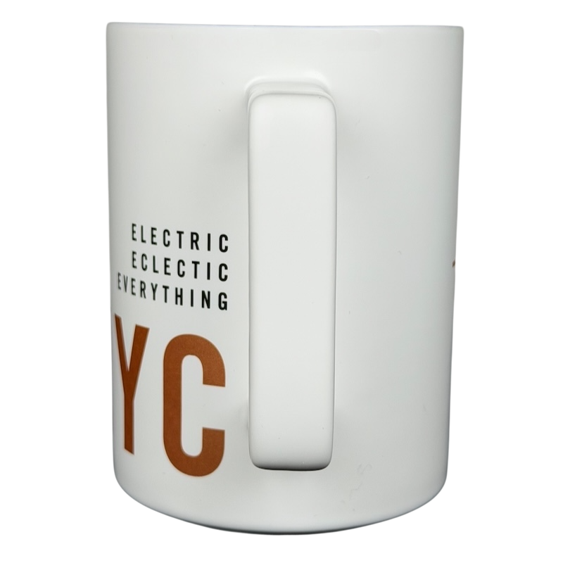 Starbucks Reserve Roastery NYC mug featuring a modern design with bold typography