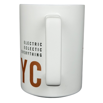 Starbucks Reserve Roastery NYC mug featuring a modern design with bold typography