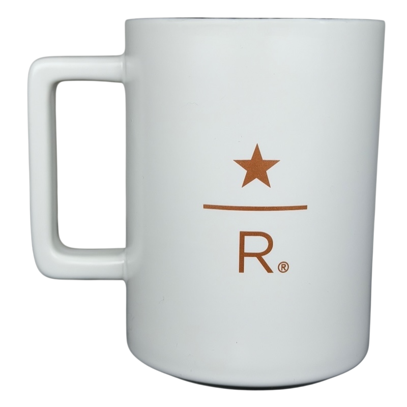 Starbucks Reserve Roastery NYC mug in white with brown star logo for coffee enthusiasts