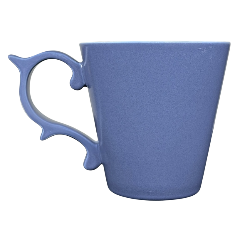 Tazo Starbucks Rococo Slate Blue collectible mug with ornate handle design