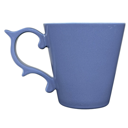 Tazo Starbucks Rococo Slate Blue collectible mug with ornate handle design