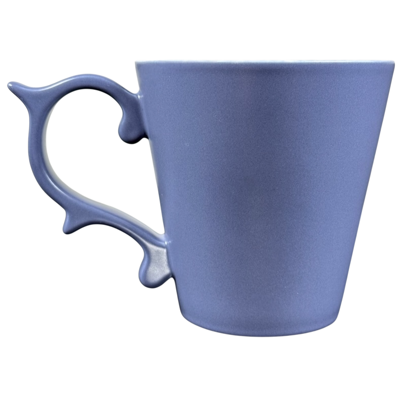 Starbucks Rococo Slate Blue collectible mug with a unique handle design for stylish sipping