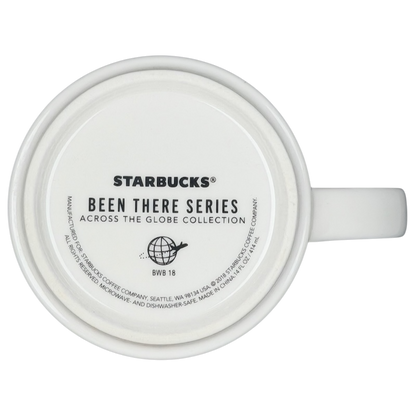 Starbucks San Francisco Been There mug featuring iconic city landmarks in a detailed design
