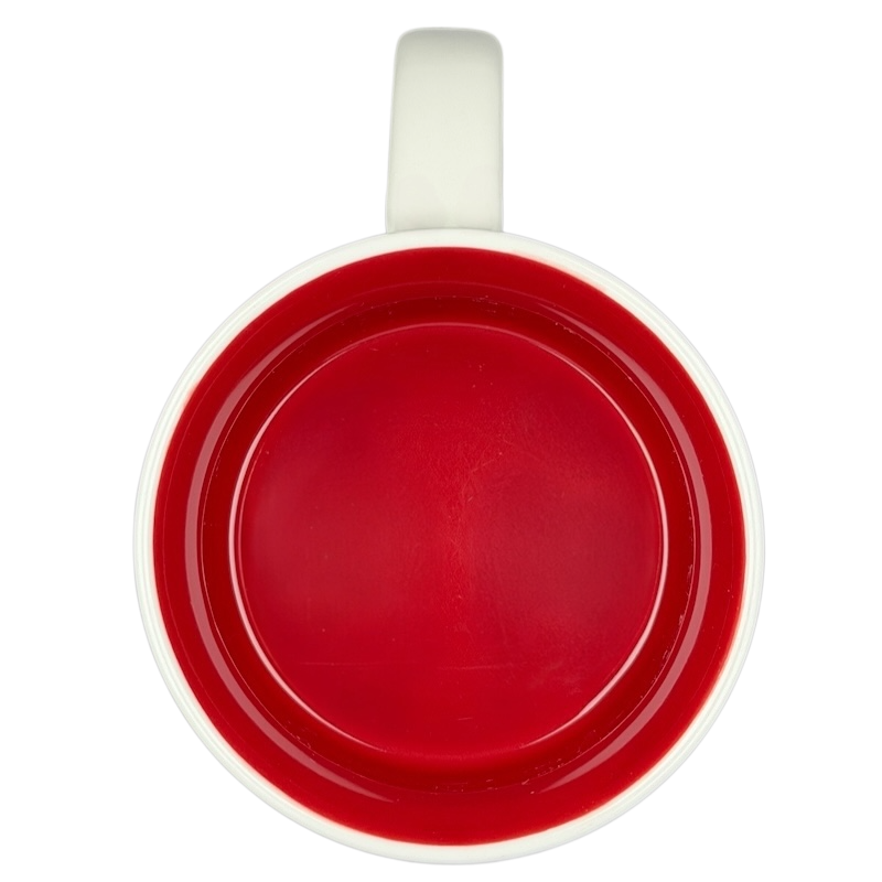 Starbucks San Francisco You Are Here mug with a vibrant red interior for coffee lovers and collectors