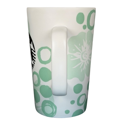 Starbucks Siren Mint Green vintage Mug featuring playful dot patterns and iconic logo