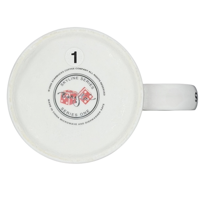 Skyline Series Barista Series One Las Vegas Mug Starbucks with a white handle and logo