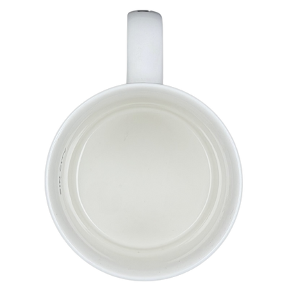 Interior view of the Skyline Series Barista Series One Las Vegas Mug Starbucks in a sleek white design