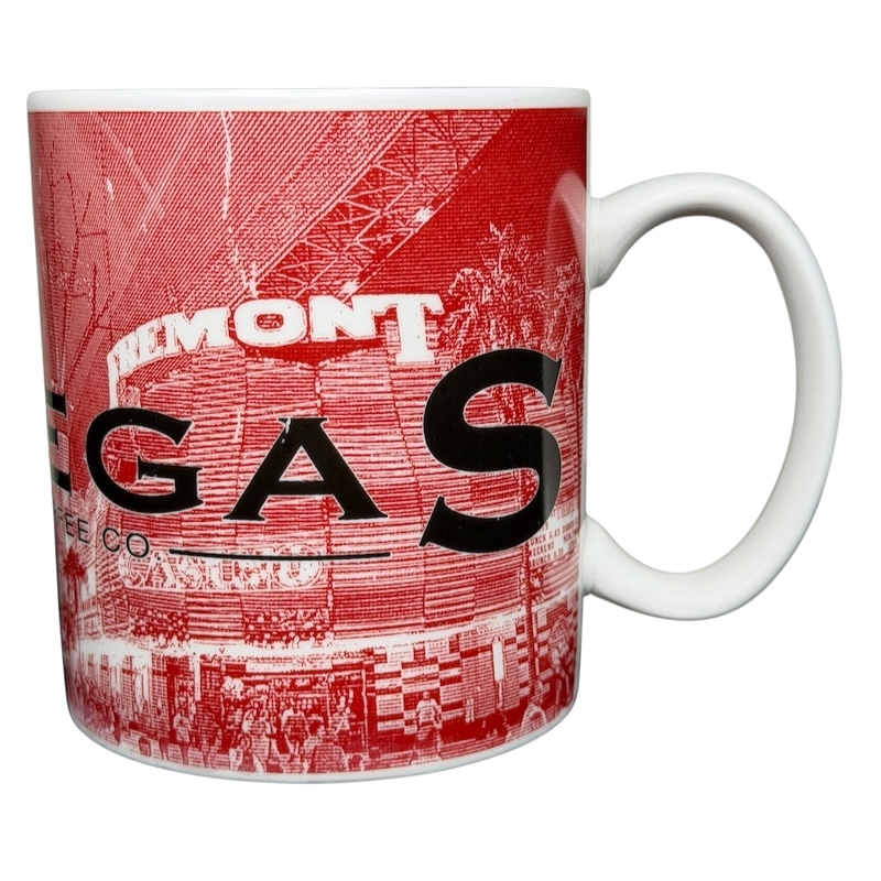 Starbucks Skyline Series Barista Series One Las Vegas Mug featuring iconic city imagery