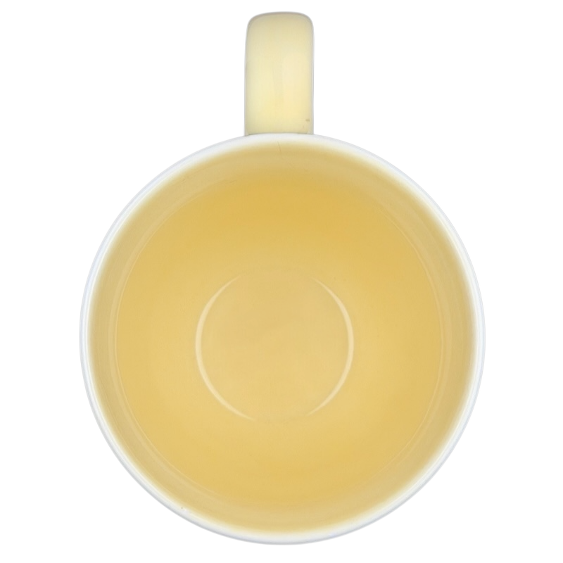 Starbucks spring butterfly vintage mug with a smooth yellow interior and classic design