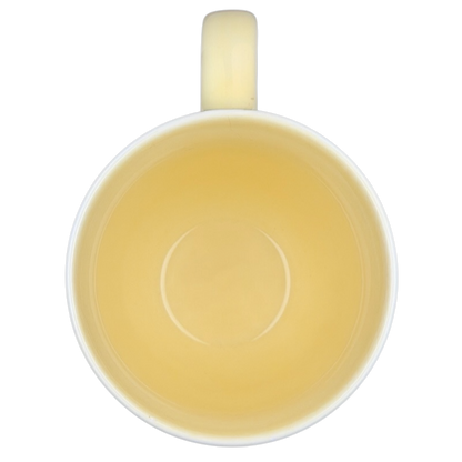 Starbucks spring butterfly vintage mug with a smooth yellow interior and classic design