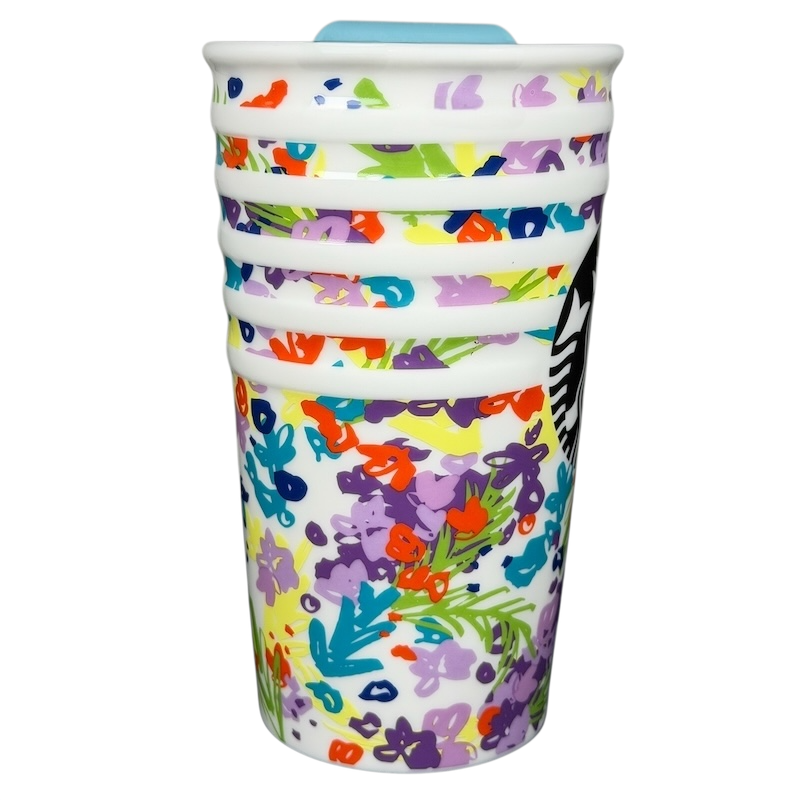 Spring Vibrant Floral Tumbler 2016 Starbucks with colorful floral design for beverages
