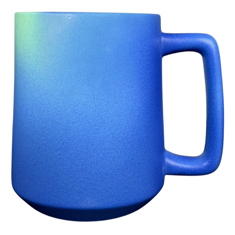Starbucks Summer Ombre Mug 2020 in vibrant blue with a smooth matte finish and comfortable handle