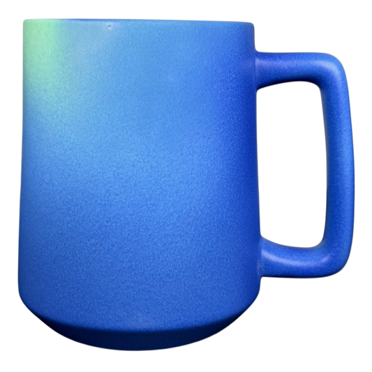 Starbucks Summer Ombre Mug 2020 in vibrant blue with a smooth matte finish and comfortable handle