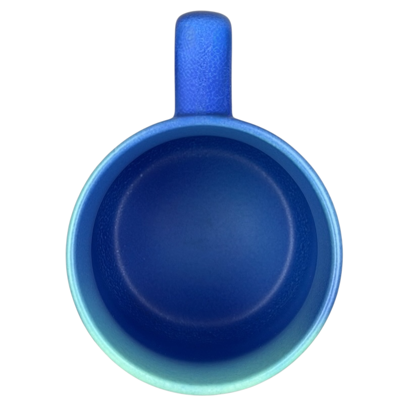 Starbucks Summer Ombre Mug 2020 featuring a gradient blue design with a round interior