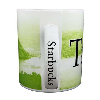 Tagaytay Starbucks mug 2007 collectible featuring scenic green landscape design