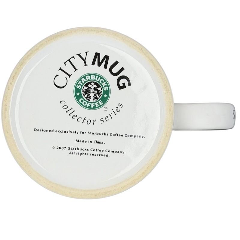 Tagaytay Starbucks mug 2007 collectible featuring the Starbucks logo and collector series design