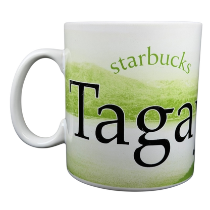 Tagaytay Starbucks mug 2007 collectible featuring a scenic design and white ceramic finish