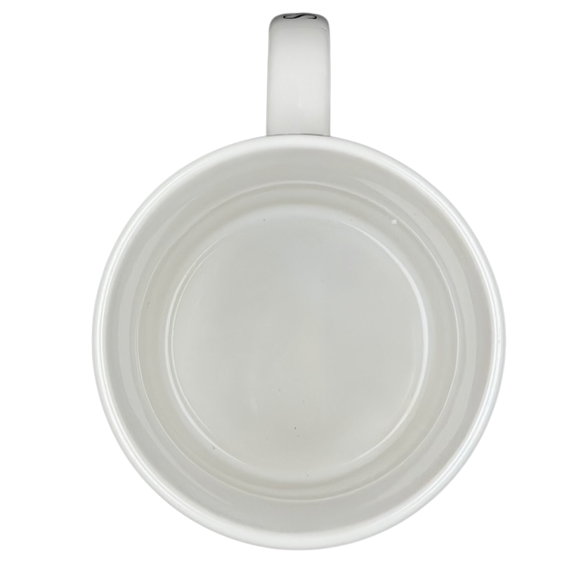 Inside view of a Tagaytay Starbucks mug 2007 collectible showcasing its sleek design