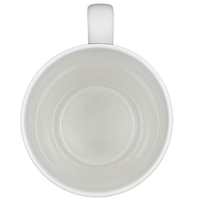 Teal plaid Starbucks siren collectible mug featuring a smooth white interior design