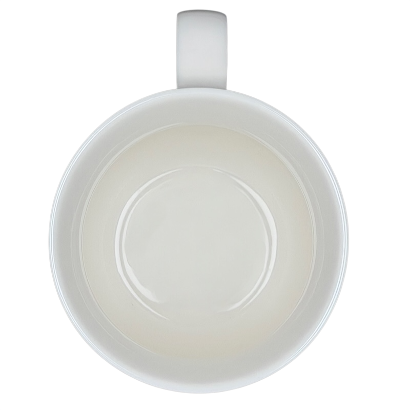 Inside view of the Enchanted Butterfly Mug Starbucks Teavana with a smooth, elegant design