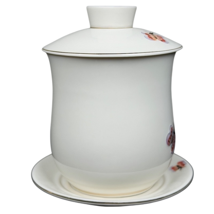 Enchanted Butterfly Mug Starbucks Teavana with elegant design and matching saucer for tea lovers