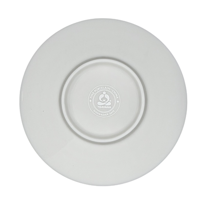 White porcelain saucer by Teavana designed for the Enchanted Butterfly Mug Starbucks Teavana