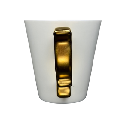 Rococo Baroque Gold Handle White Mug Starbucks Teavana with elegant design and luxurious finish