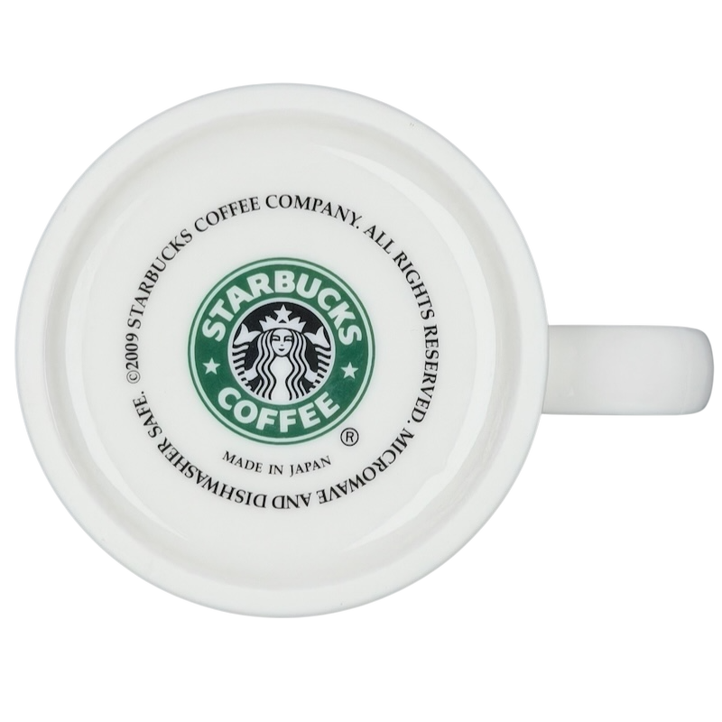 Starbucks Tokyo Japan vintage mug 2009 featuring the iconic Starbucks logo on the base
