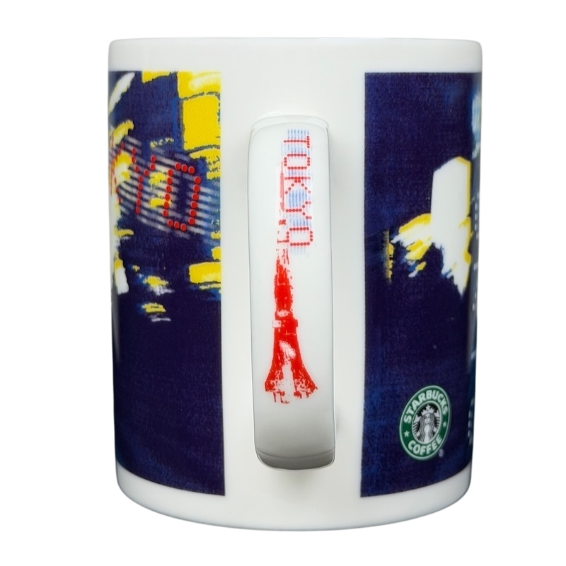 Starbucks Tokyo Japan vintage mug 2009 featuring iconic city skyline design