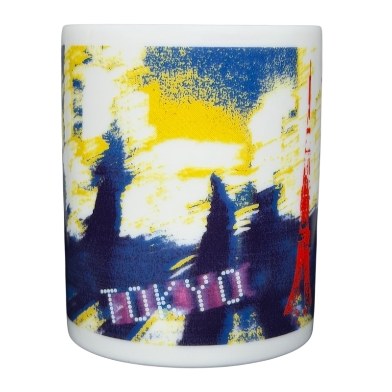 Starbucks Tokyo Japan vintage mug 2009 featuring a colorful design with the Tokyo Tower