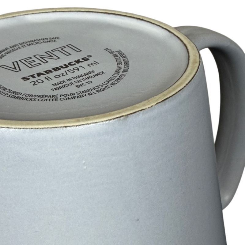 Venti Matte Gray Siren Collectible Mug Starbucks featuring a sleek design and 20 oz capacity