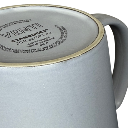 Venti Matte Gray Siren Collectible Mug Starbucks featuring a sleek design and 20 oz capacity